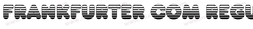 Frankfurter Com Regu字体转换